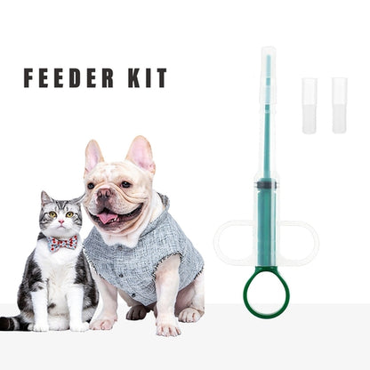 Pet Medicine Feeder Push-Type Syringe Cat Pill Syringe Dropper Dog and
