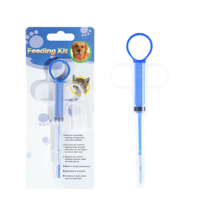 Pet Medicine Feeder Push-Type Syringe Cat Pill Syringe Dropper Dog and